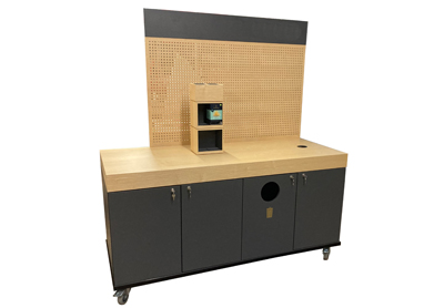 Kaffeetheke Wien Lochwand, Regale, Auszüge, Organizer Arbeitsflächen